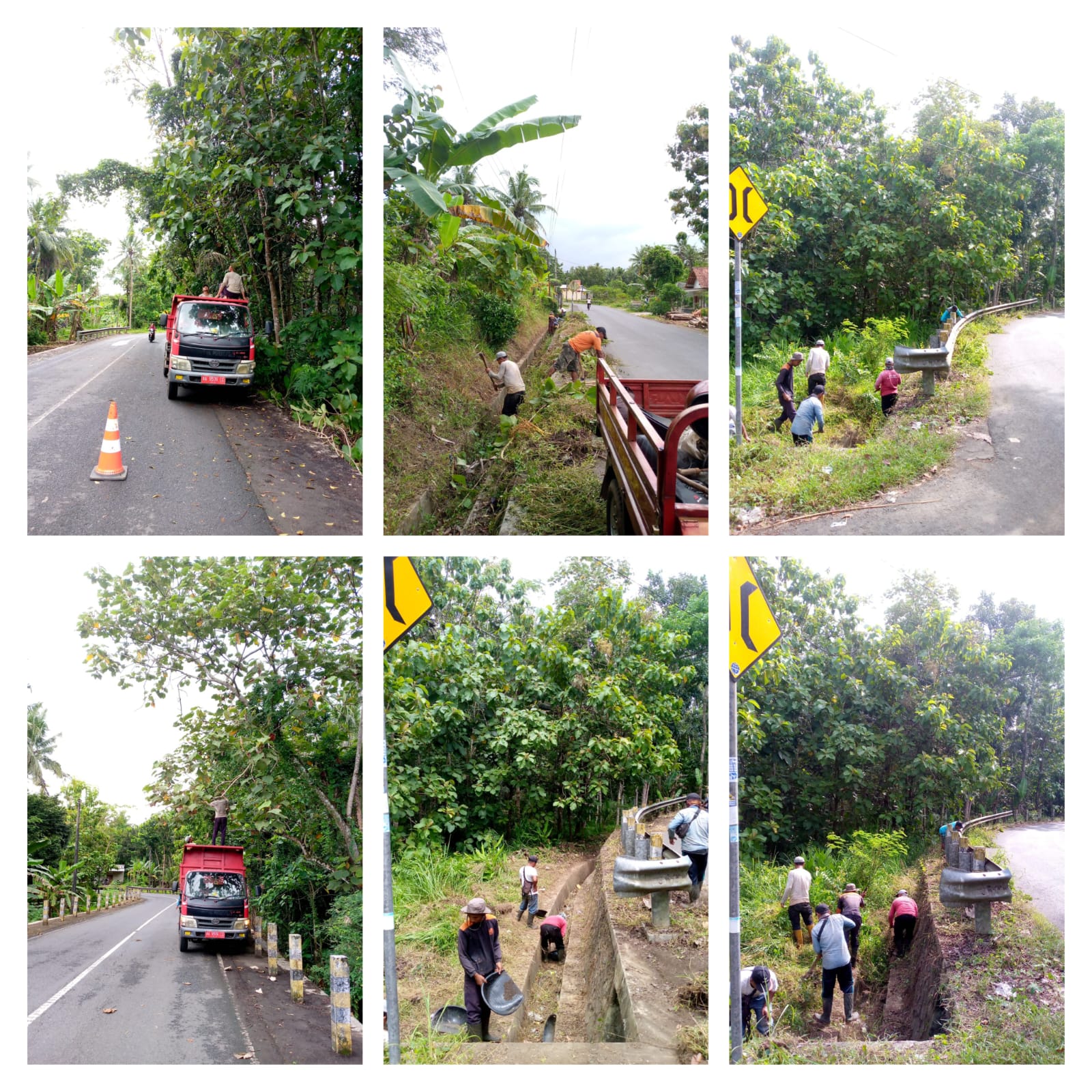 Pemeliharaan rutin jalan Ruas Purwodadi - Krendetan