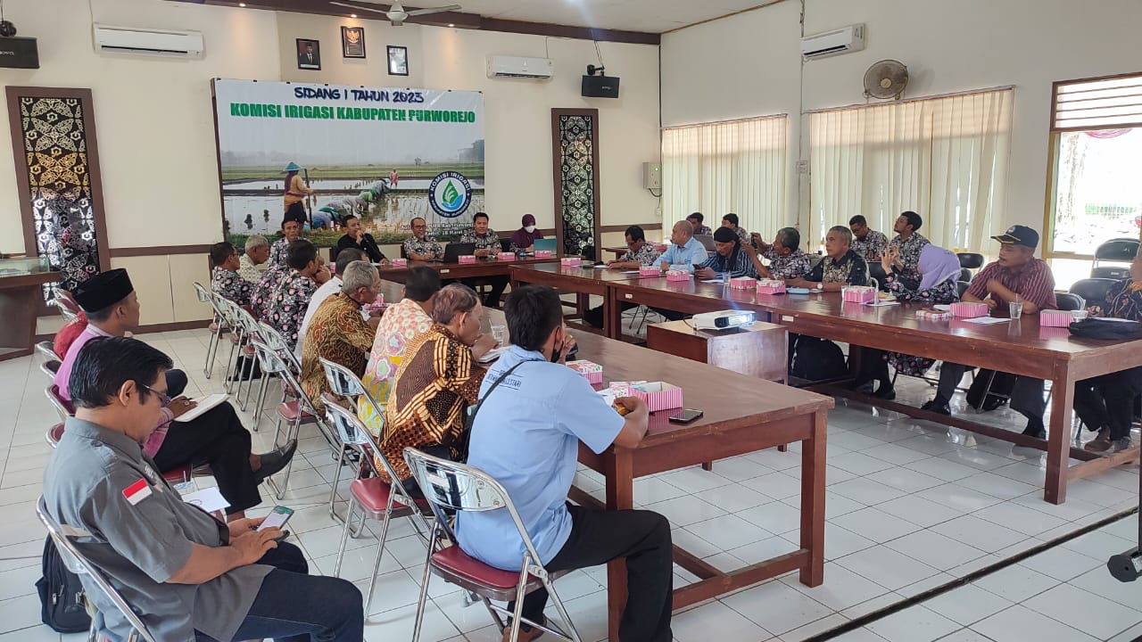 SIDANG-I KOMISI IRIGASI KABUPATEN PURWOREJO TAHUN 2023