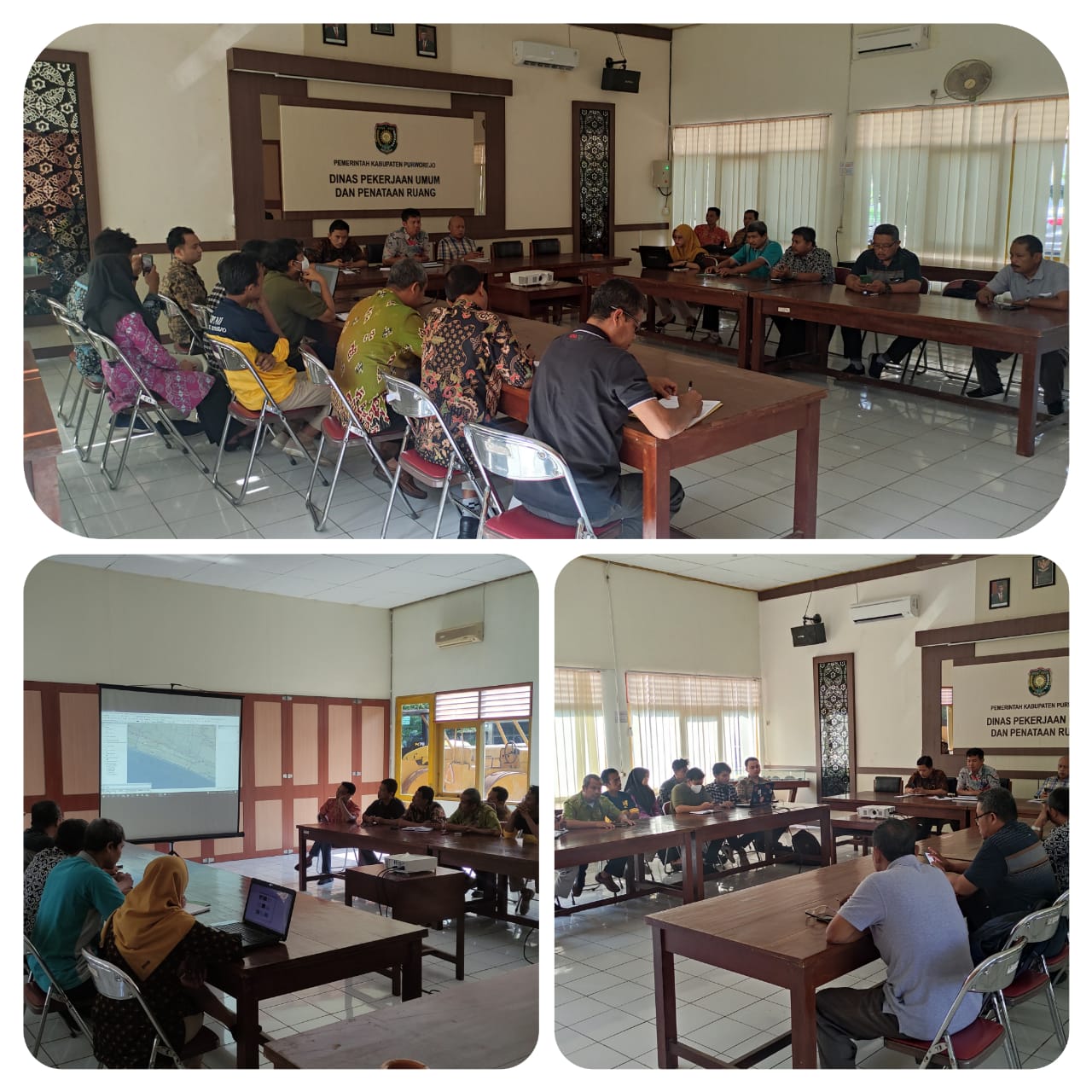 RAPAT KOORDINASI IDENTIFIKASI JALAN YANG BERSINGGUNGAN/MELINTASI DENGAN PERHUTANI