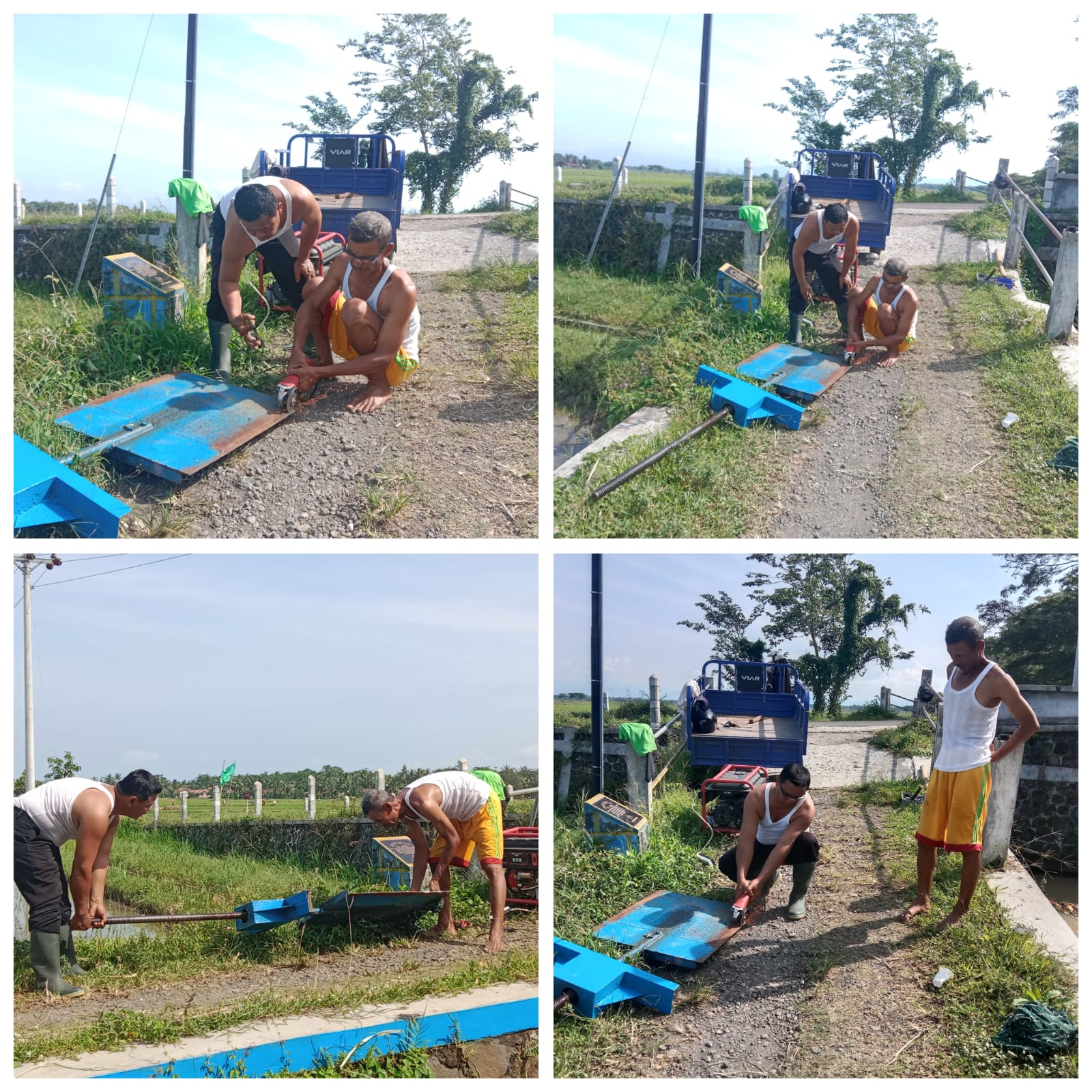 Pemeliharaan Pintu Sadap Saluran Cluwek Hm. 43