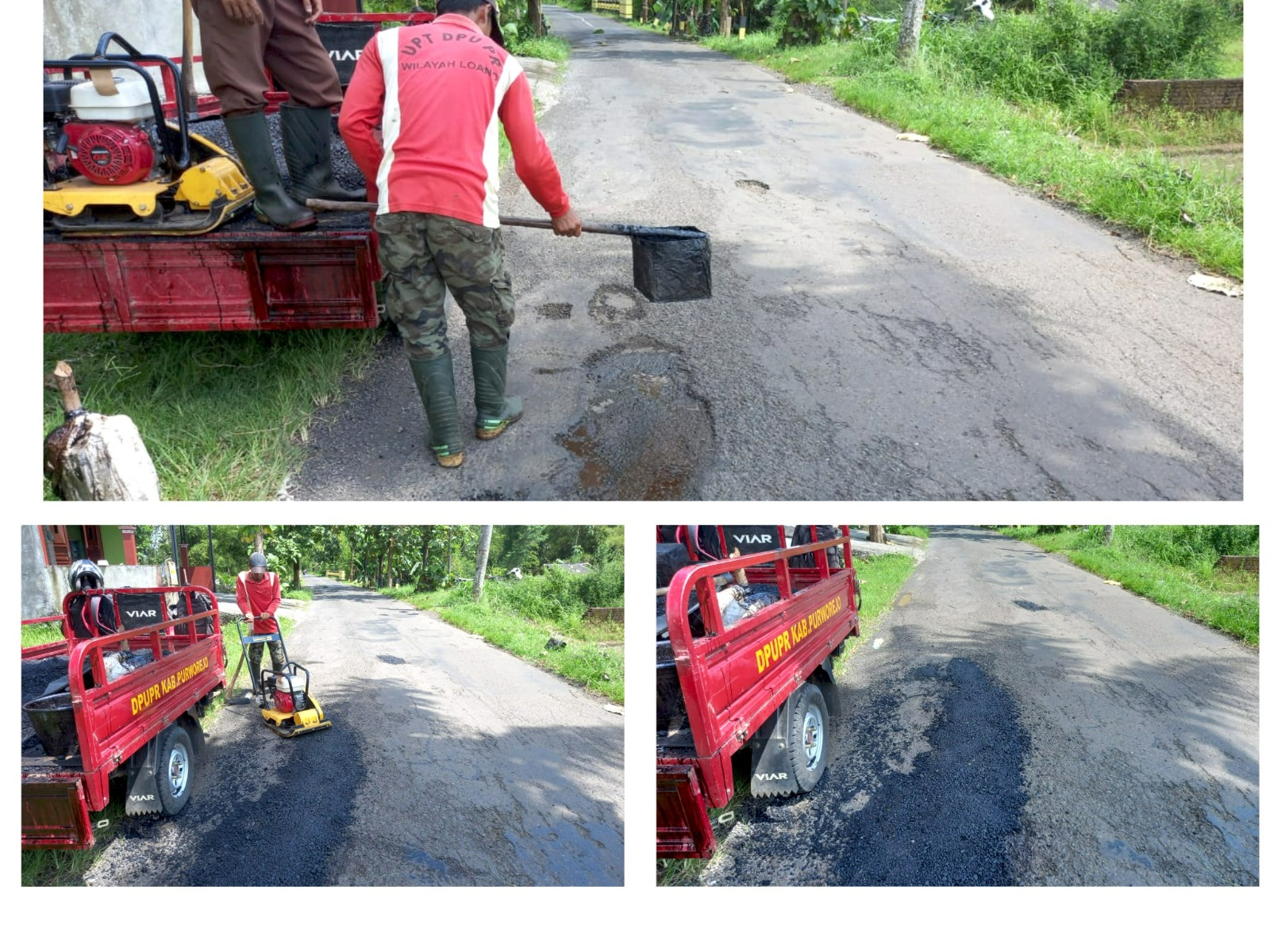Penanganan Jalan Berlubang Gintungan-Gebang