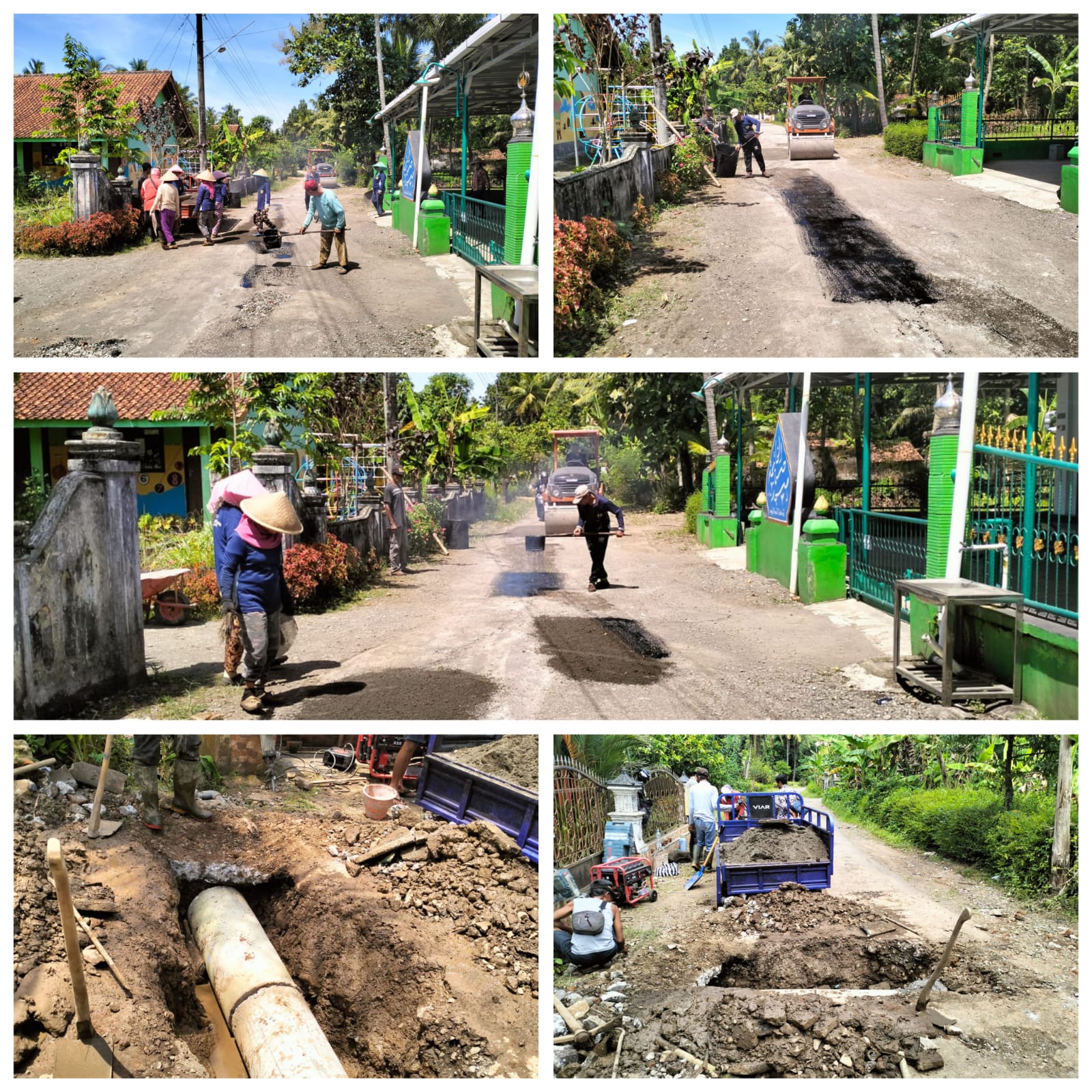 Pemeliharaan Rutin Jalan Dengan Lapen di Ruas Sumbersari-Tanjung