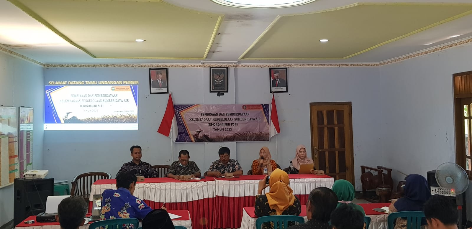 Pembinaan Perkumpulan Petani Pemakai Air (P3A)  Dharma Tirta “Sido Dadi” Desa Wonoroto Kecamatan Purworejo
