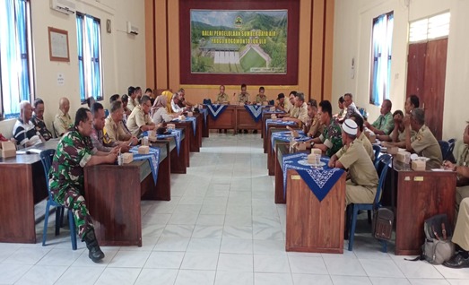 Rapat Koordinasi pembagian air D.I Wadaslintang Timur