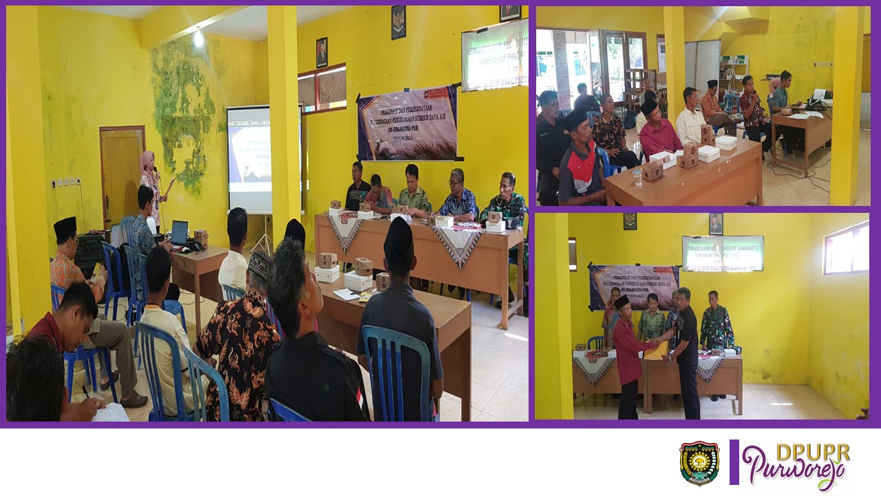 Pembinaan Perkumpulan Petani Pemakai Air (P3A)  Dharma Tirta “Gema Tirta” Desa Kedungloteng Kecamatan Bener