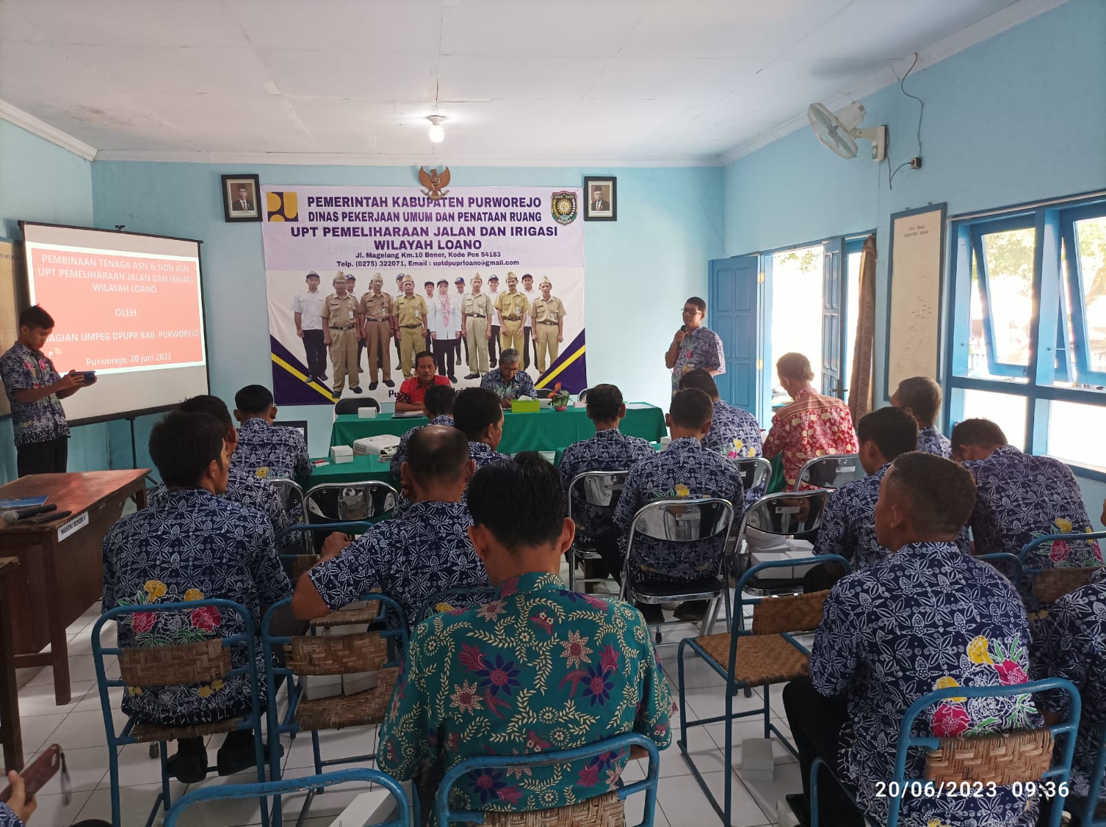 Pembinaan Kepegawaian UPT Pemeliharaan Jalan dan Irigasi Wilayah Loano