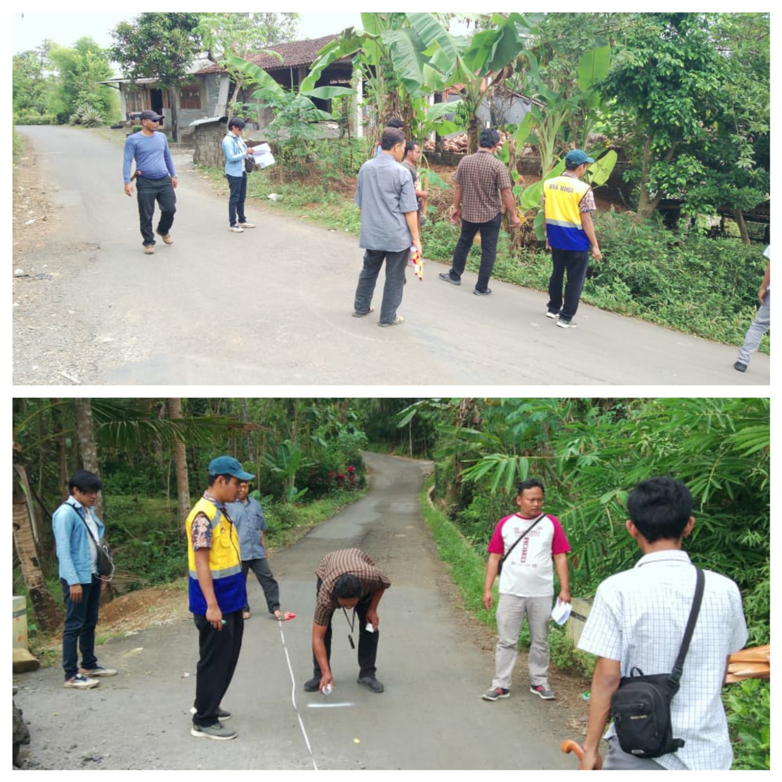 UITZET PENINGKATAN JALAN KALIWADER - KALITAPAS