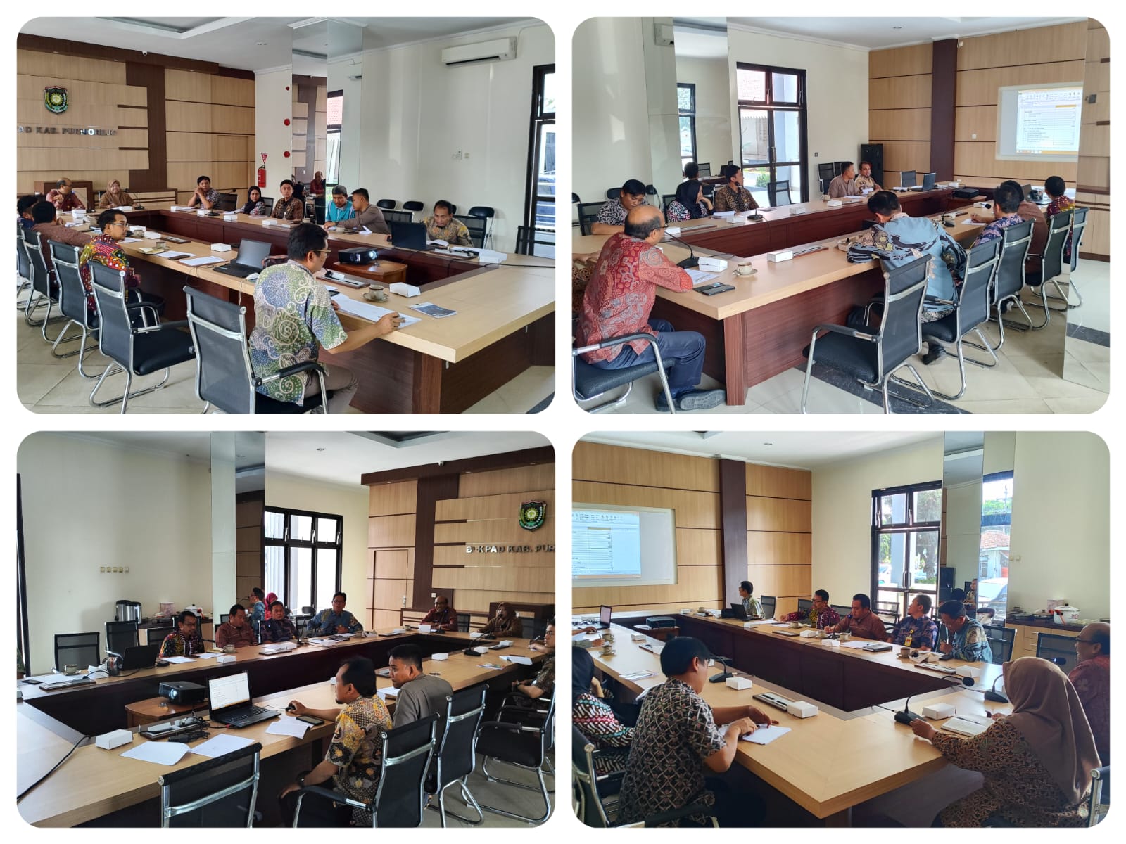 RAPAT KOORDINASI PENCAPAIAN TARGET PENSERTIFIKATAN TANAH JALAN  MILIK KABUPATEN PURWOREJO