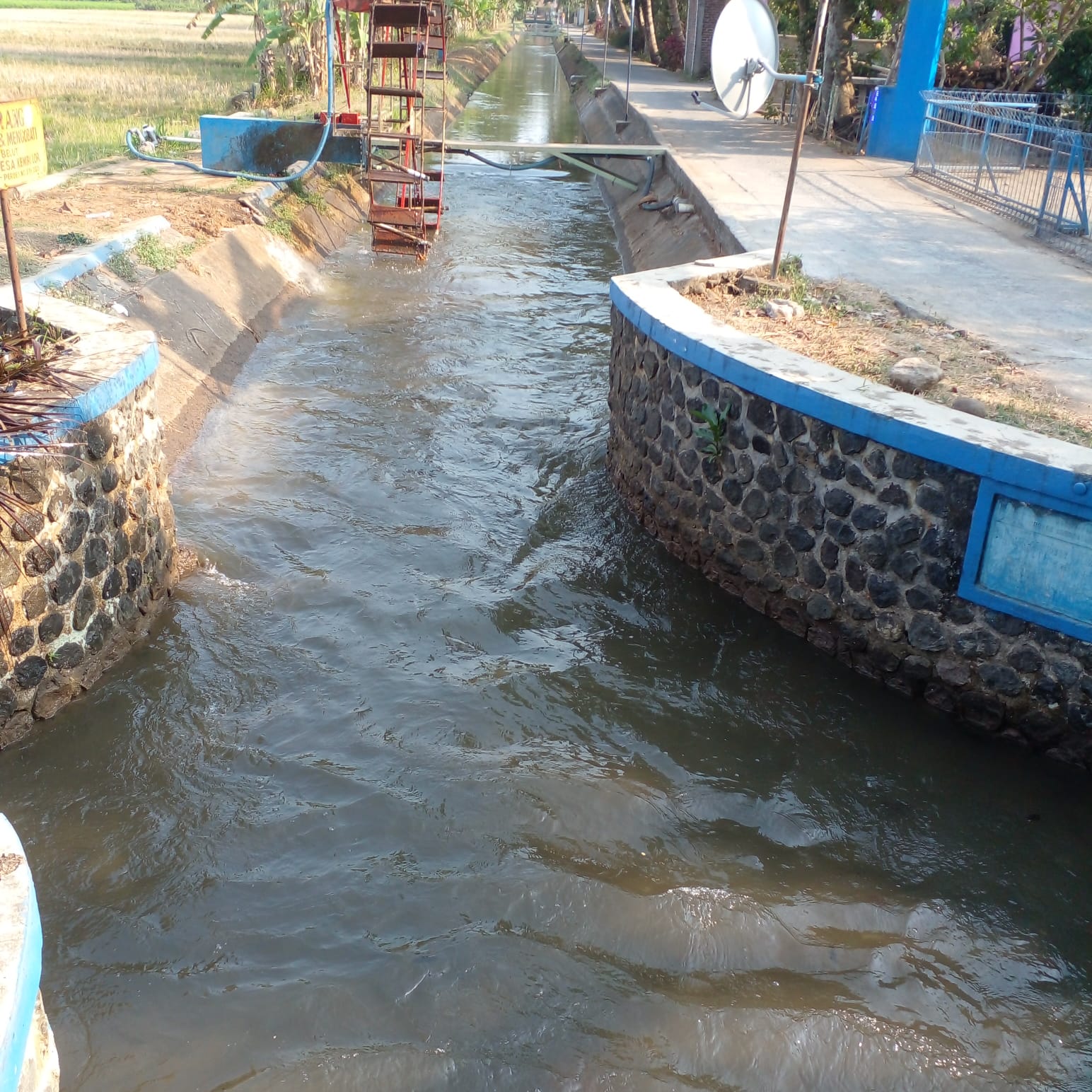 Air Wadaslintang Mulai Mengalir