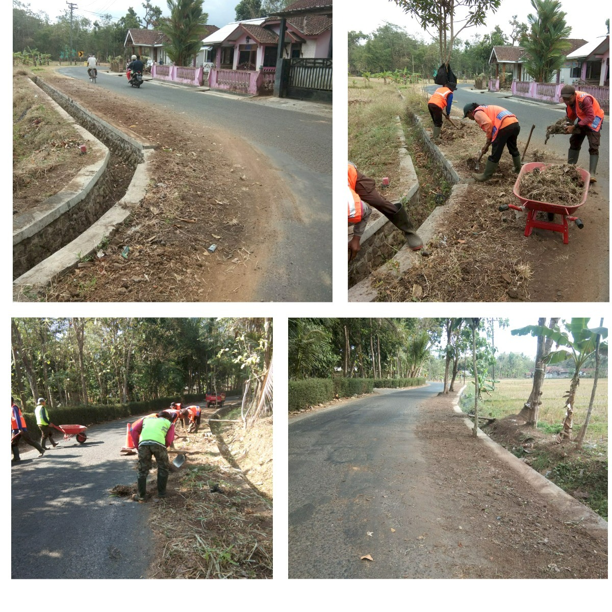 Normalisasi Drainase dan Bahu Jalan