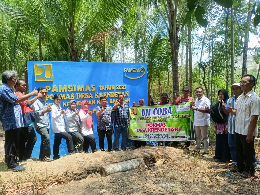 Uji Coba dan Serah Terima PAMSIMAS