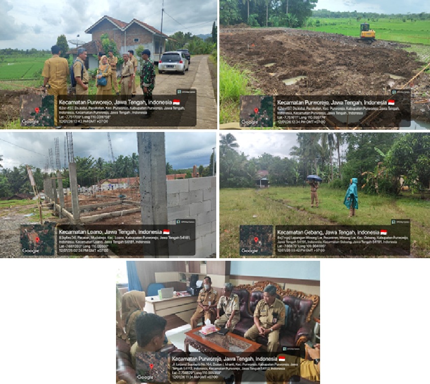 Dukung Percepatan KDKMP, Dinas PUPR Kabupaten Purworejo Lakukan Pengecekan Lapangan