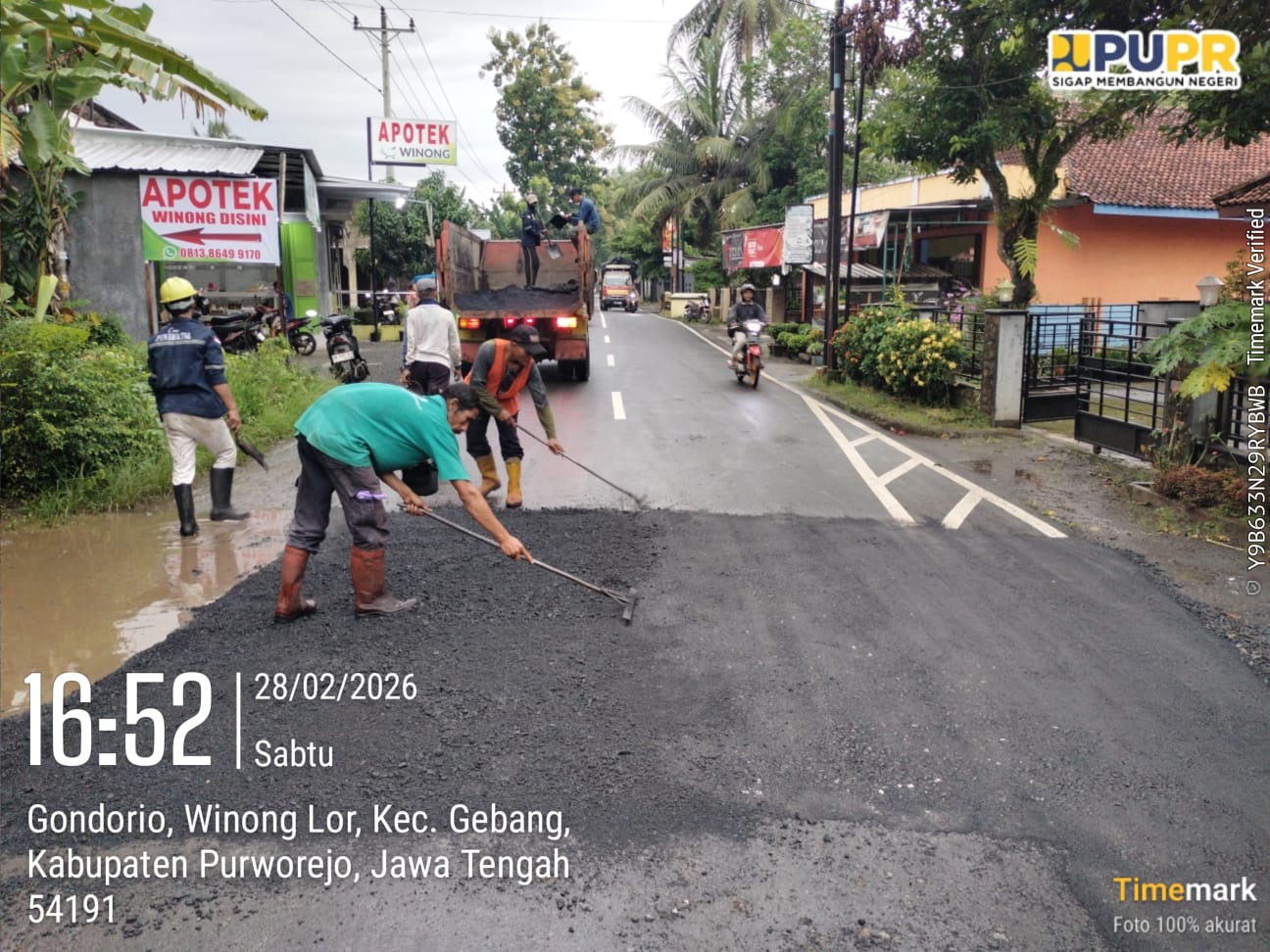 Jelang Lebaran, Ruas Seren–Winong Dipoles Hotmix Demi Kenyamanan Pemudik