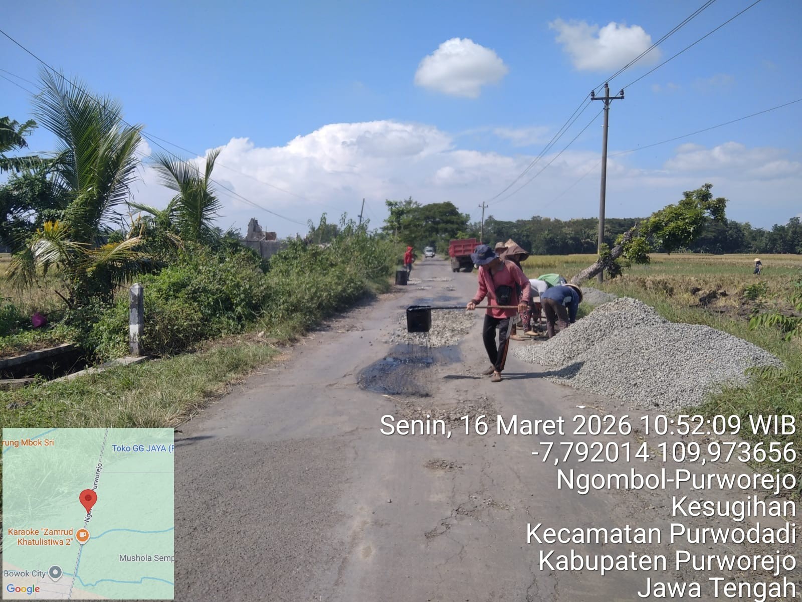Pemeliharaan Rutin Ruas Jalan Bencorejo-Angkrukketip