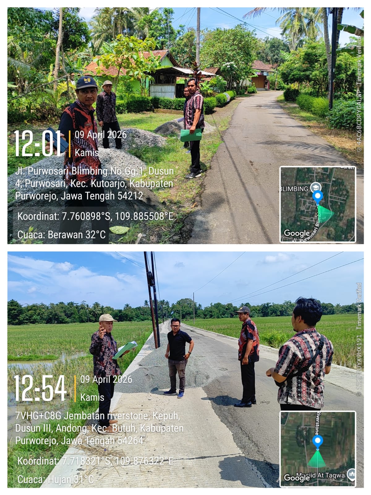 SERAH TERIMA PEKERJAAN (PHO) PENGADAAN MATERIAL UNTUK PEMELIHARAAN JALAN DI RUAS JALAN UPT PJI WILAYAH  KUTOARJO