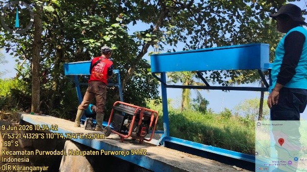 Pemeliharaan Rutin (Maintenance) Pintu Air DIR. Karanganyar Dilaksanakan untuk Menjaga Optimalisasi Layanan Irigasi