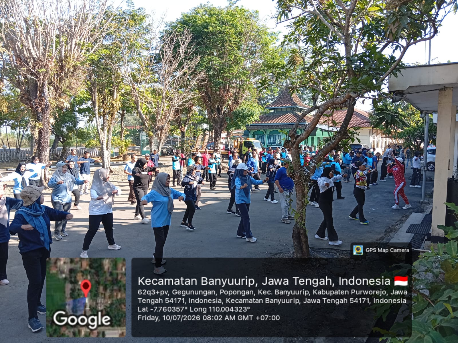 Senam Sehat Karyawan DPUPR Kabupaten Purworejo Juli 2026
